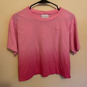Ombré Loose-Comfortable Fit Crop Top—Champion